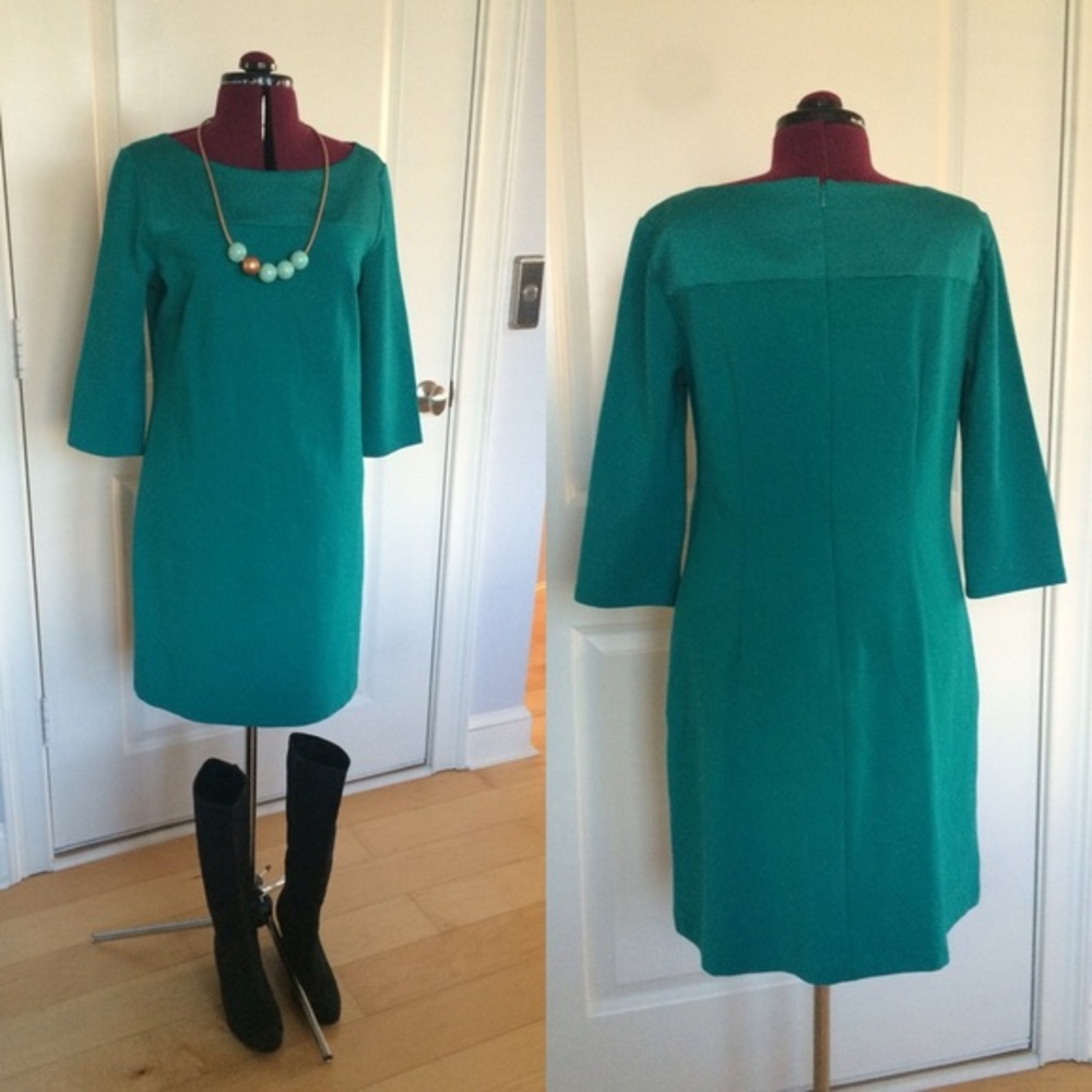 NWT Ann Taylor Emerald Mod Dress